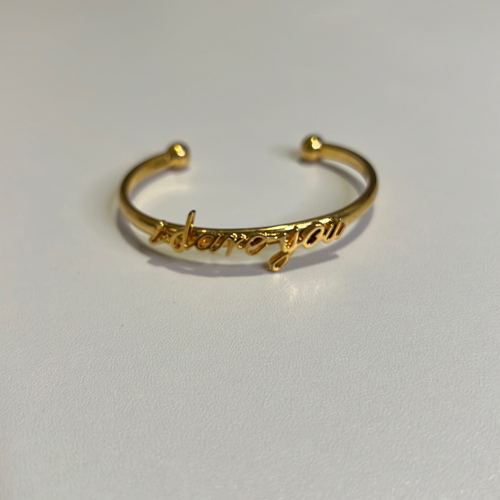 Kate Spade "I dare you" cuff bracelet